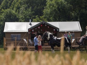 3 Bedroom Glamping Tent in the Grounds of a Hall near Saxmundham, Suffolk, England
